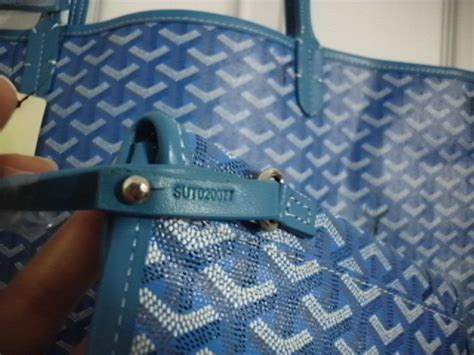 real Goyard bag identification